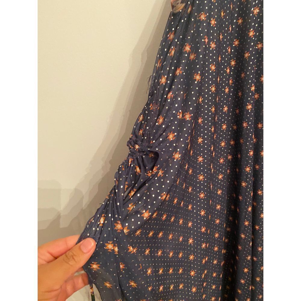 Free People - Kimono dress ruffle v-neck swiming cover up size M/L - Picture 6 of 14